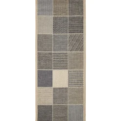 Teppich Clyde 80x200cm beige-blau