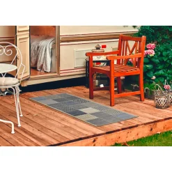 Teppich Clyde 80x200cm beige-blau