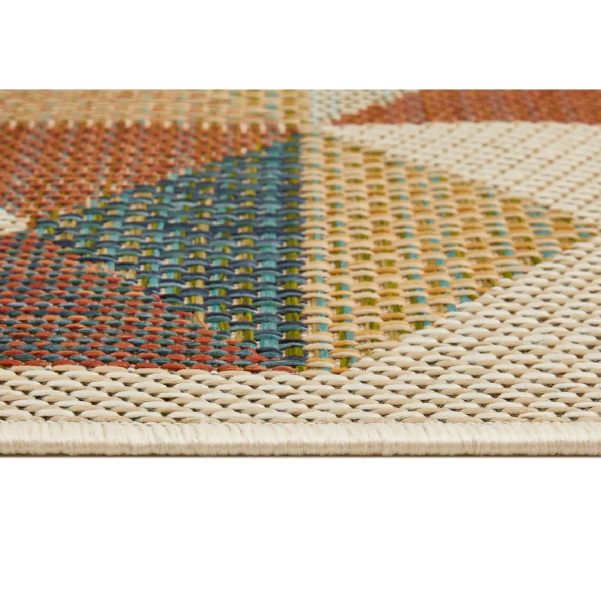 Teppich Sedona 160x230cm Kaestchen multi