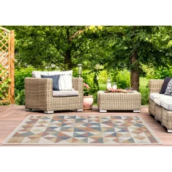 Teppich Sedona 120x170cm Kaestchen multi