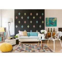 Teppich Sedona 120x170cm Kaestchen multi