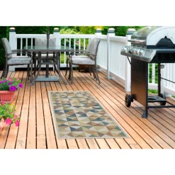Teppich Sedona 67x120cm Kaestchen multi