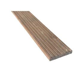 Terrassendiele Bangkirai genutet/geriffelt 274 x 14,5 x 2,1 cm