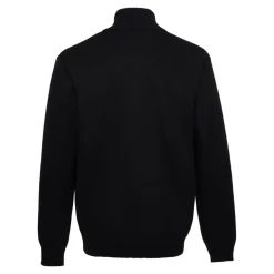 Terrax Workwear Strickjacke Herren schwarz melange L
