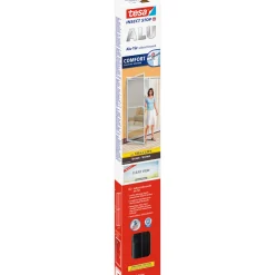 Tesa Fliegengitter Alu Comfort für die Tür braun 1,00m x 2,10 m