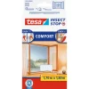 Tesa Fliegengitter Comfort 170 x 180 cm weiß für Fenster inkl Klettband