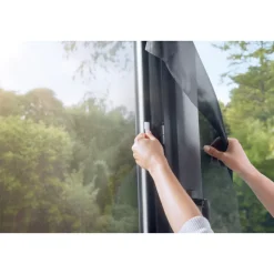 Tesa IS Pollen- & Insektengitter für bodentiefe Fenster, anthrazit, 1,2x2,4m