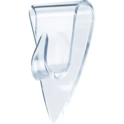 Tesa Klebehaken transparent Glas 5 Stück Traglast 5 x 0,2 kg