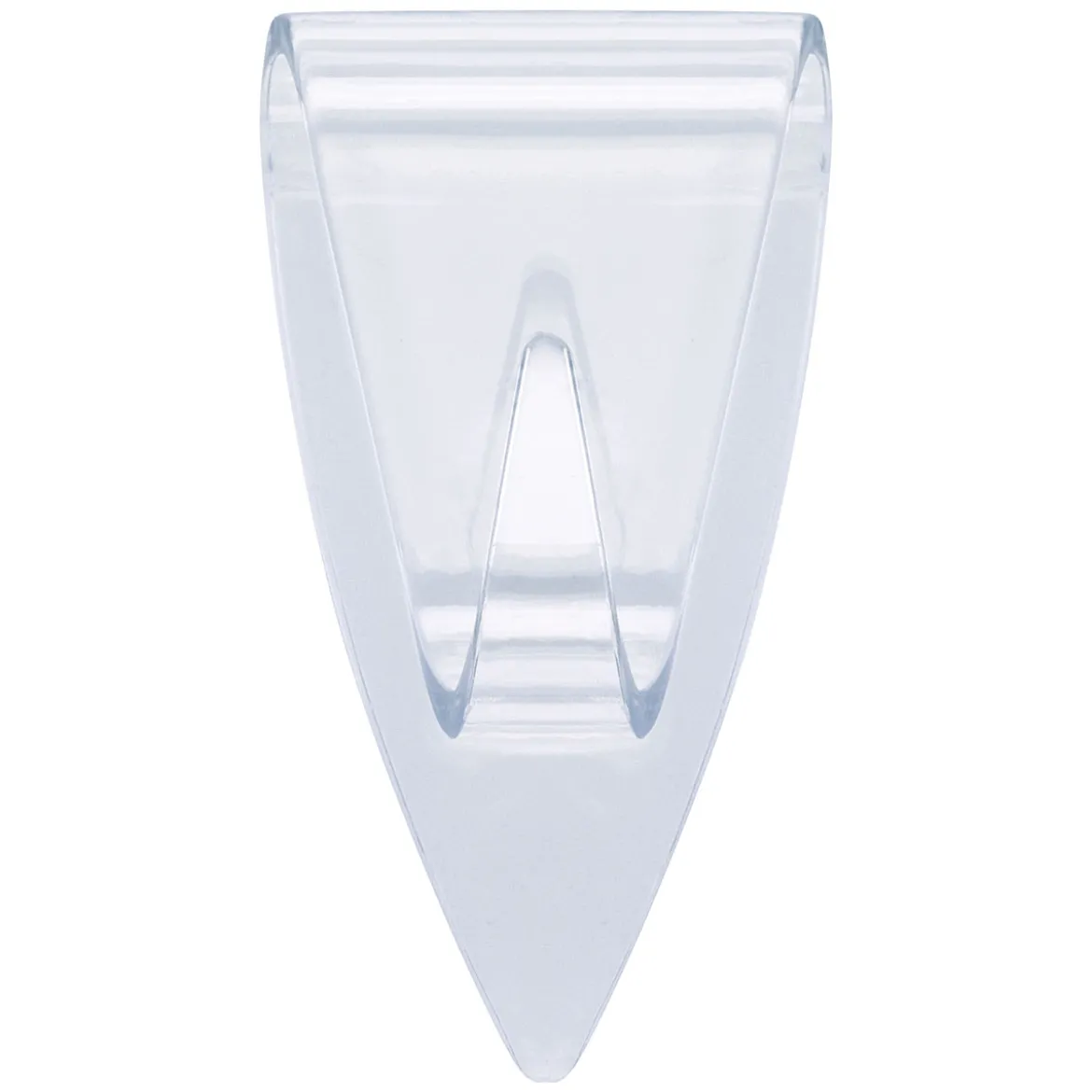 Tesa Klebehaken transparent Glas 5 Stück Traglast 5 x 0,2 kg