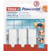 Tesa KlebehakenPowerstrips Small Trend weiß