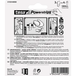 Tesa KlebehakenPowerstrips Small Trend weiß