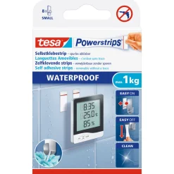 Tesa Powerstrips Waterproof Small