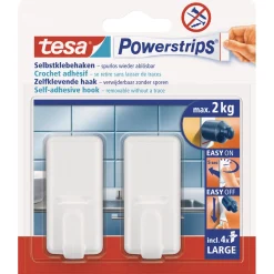 Tesa Systemhaken classic weiß