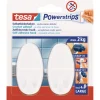 Tesa Systemhaken oval weiß
