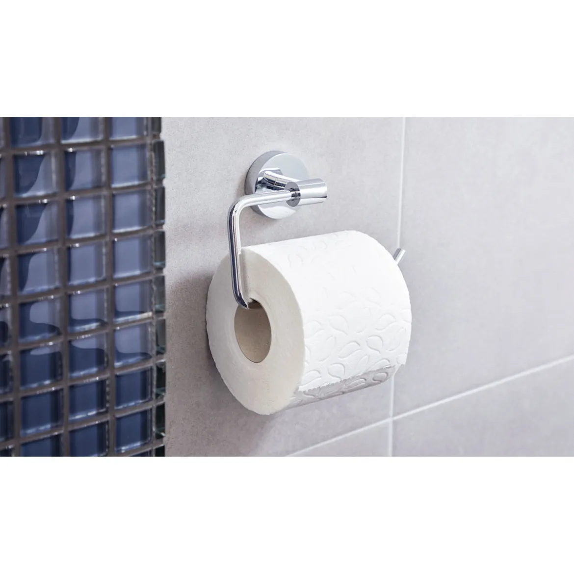 Tesa Toilettenrollenhalter mit Ablage Deluxxe