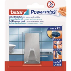 Tesa Haken Powerstrips Large Rechteckig Metall