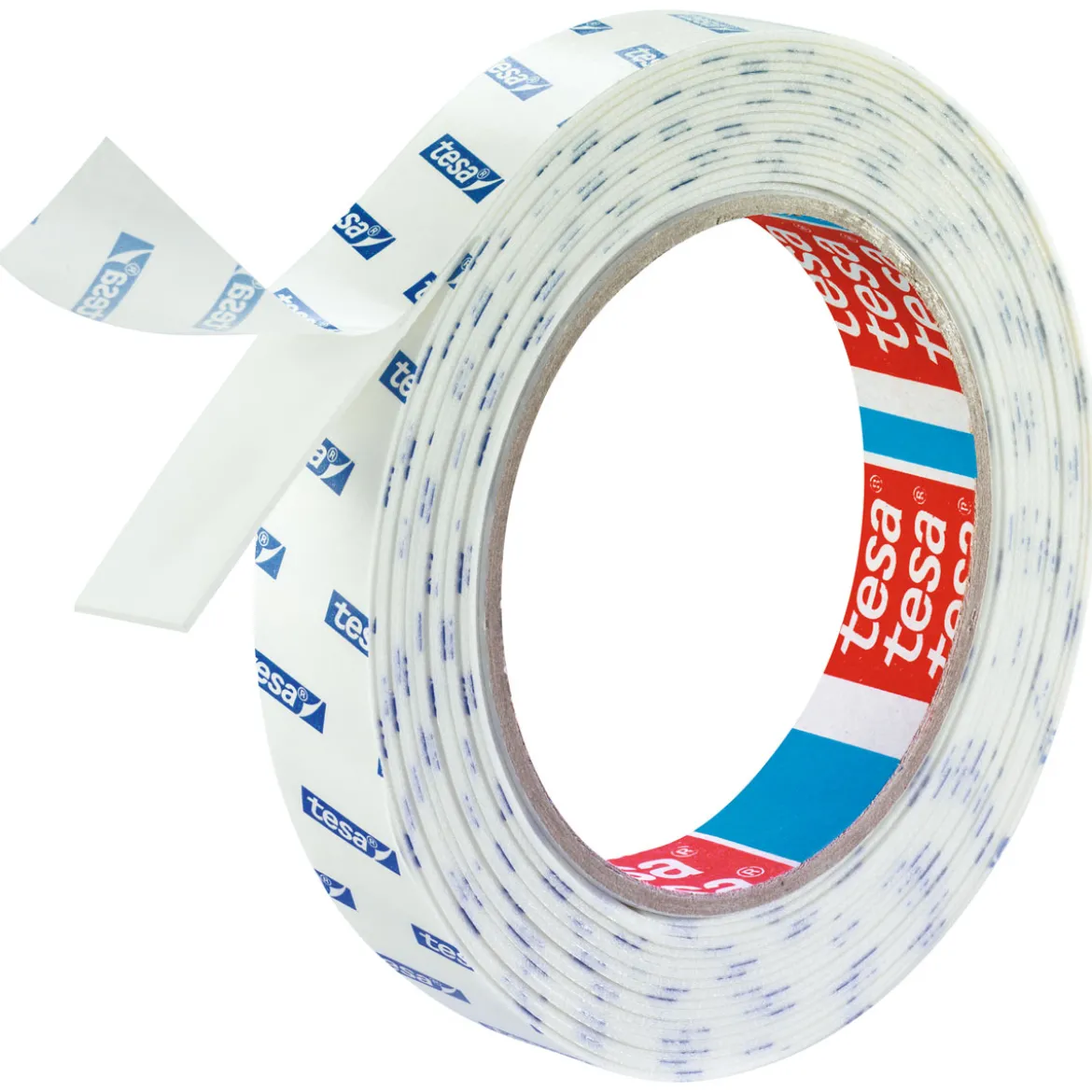 Tesa Montageband für Fliesen 5 m x 19 mm feuchtraumbeständig