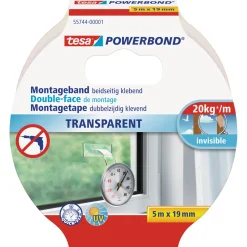 Tesa Powerbond Transparent 5mx19 mm