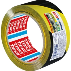 TesaSignalband Markierungsklebeband Universal gelb-schwarz 66m x 50mm