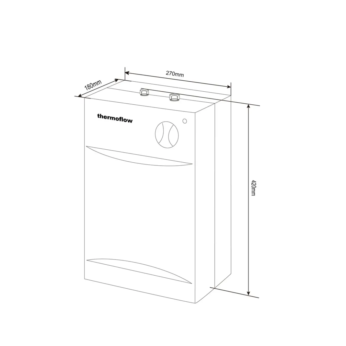 Thermoflow-Set UT5 mit Armatur Qmix 12