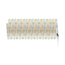 TIP LED Stripe Komplett Set 10m RGB IP2019W 230/24V weiss
