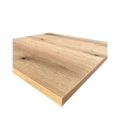 Tischplatte Küsteneiche 65 x 65 x 2,7 cm