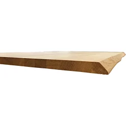 Tischpl Eiche 2 Laengsk Baumkante roh gezinkt 1200 x 800 x 26 mm