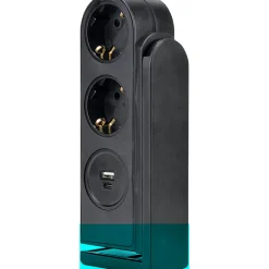 Tischsteckdosenleiste klemmbar 2x Strommit USB-C/A
