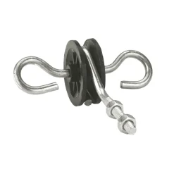 Togriffisolator M6 schwarz 10 Stück