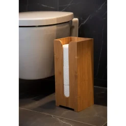 Toiletten-Ersatzrollenhalt. Mod.Bambusa