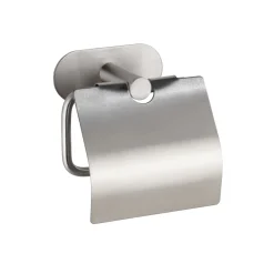 Toilettenpapierhalter mit Deckel OreaMatt Turbo-Lock Edelstahl