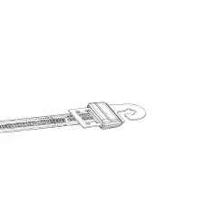 Torgriff Niro schwarz 2 cm 5 Stück