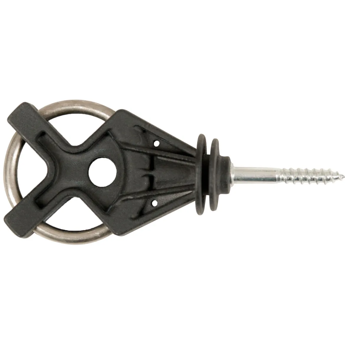 Torisolator X3 Durchmesser 6 mm verzinkt schwarz 10 Stück