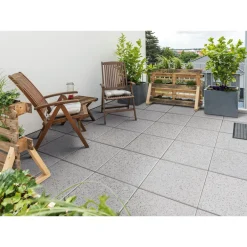 TP No. 1 Fine Granit-Grau 40/40/4 cm