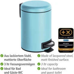 Treteimer Mod. Leman , blau 3 ltr.
