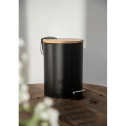 Treteimer Tortona 3L EasyCl., schwarz ma