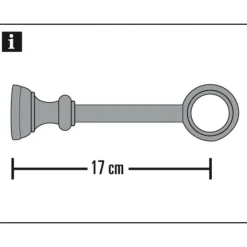 Träger 17 cm KS Bifo 28mm weiß