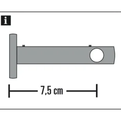 Träger 7,5 cm New York 12 mm edelszahl