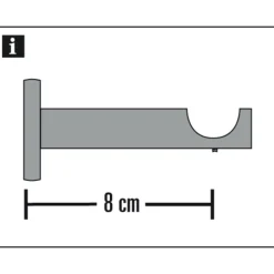 Träger Windsor 1lfg offen 25mm edel. opt