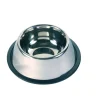 Trix Edelstahl-Langohrnapf 0,9lDm. 25cm m. Gummiring
