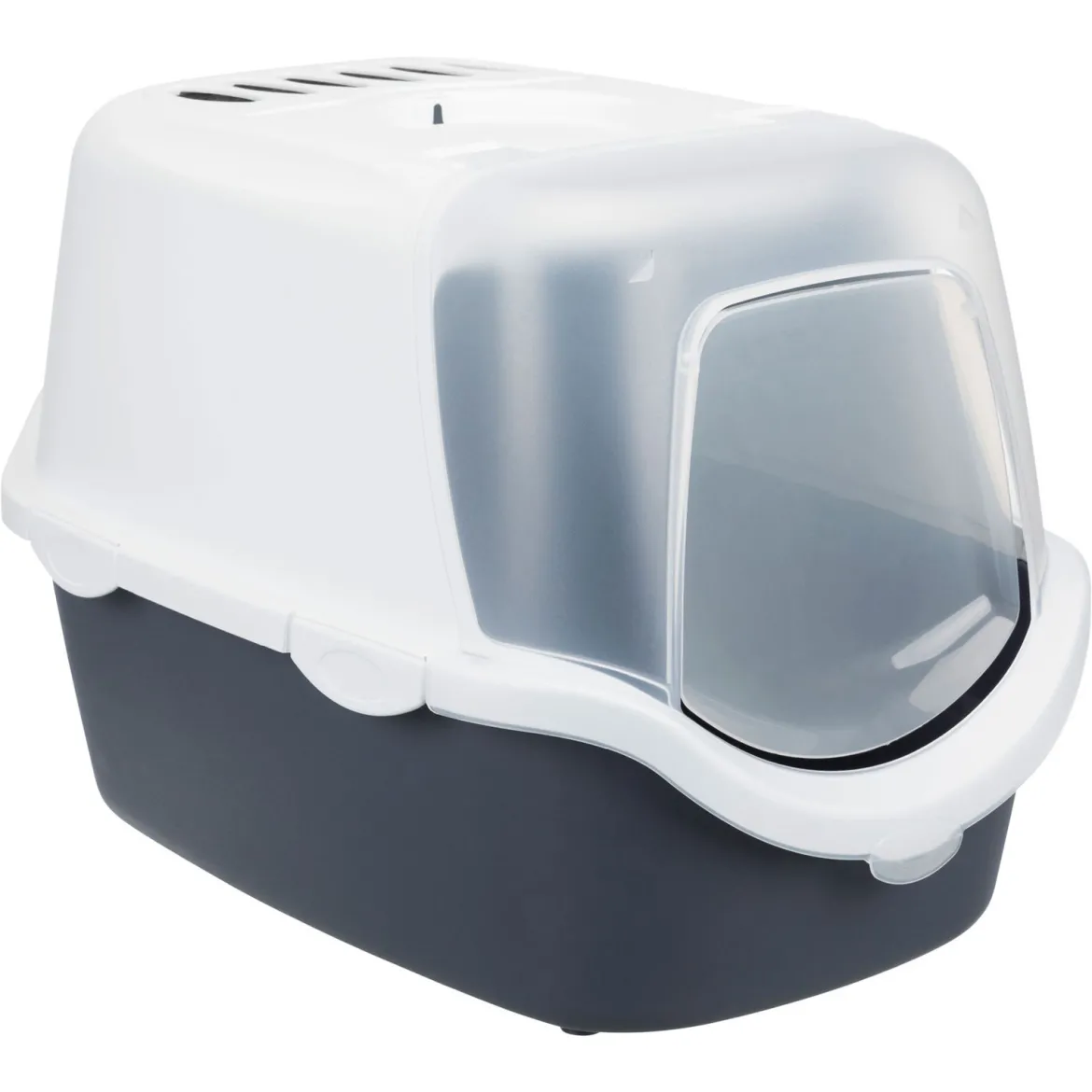 Trix Katzentoilette Vico Open Top40x40x56cm blaugrau/weiss