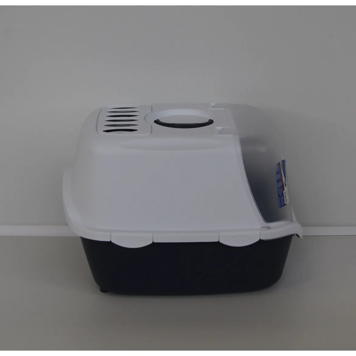 Trix Katzentoilette Vico Open Top40x40x56cm blaugrau/weiss