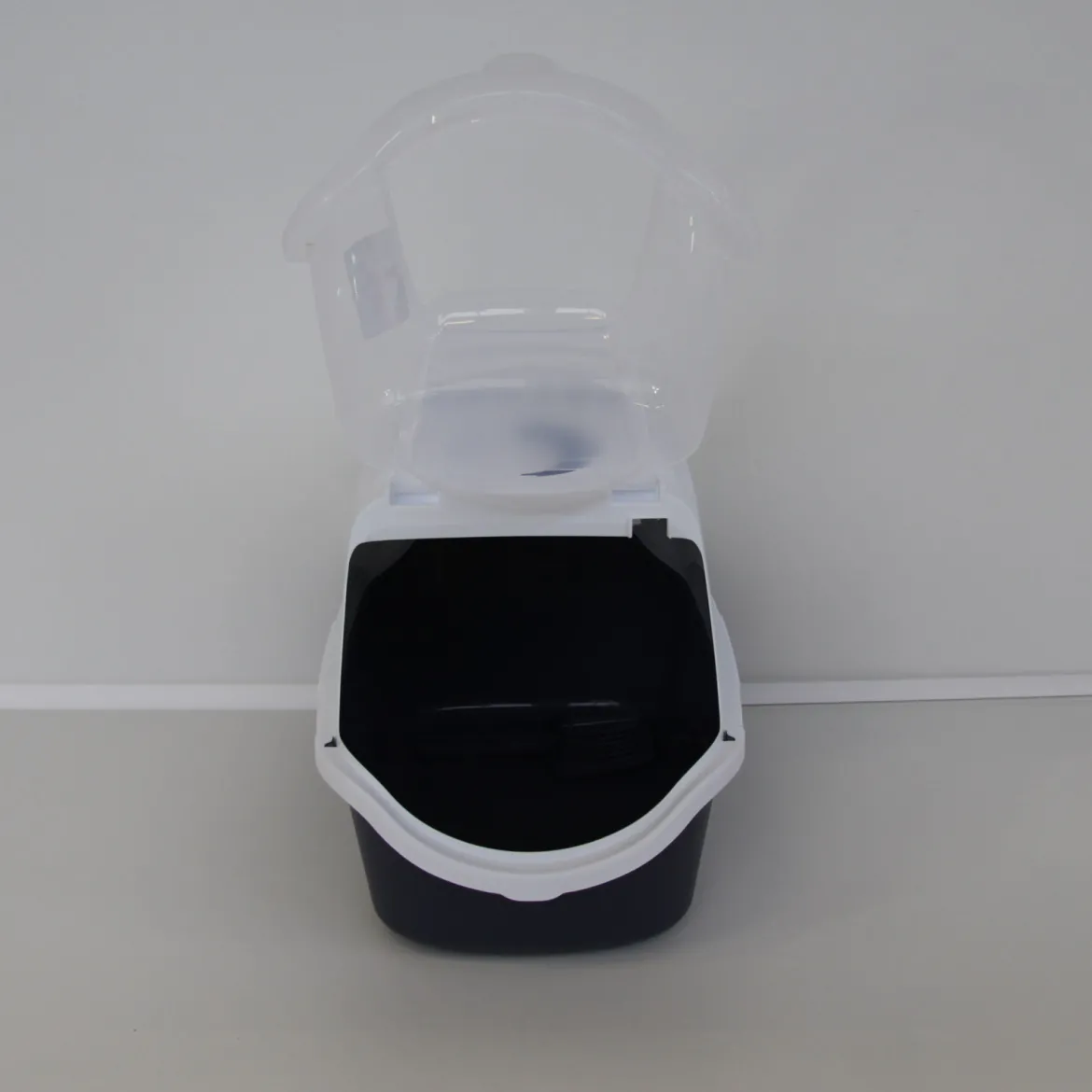 Trix Katzentoilette Vico Open Top40x40x56cm blaugrau/weiss