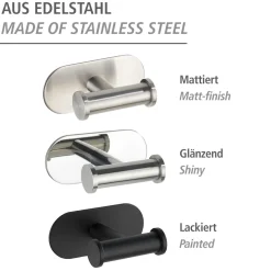 Turbo-Loc Wandhaken Duo Orea Shine Edels