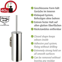 Turbo-Loc WC-Garnitur geschl. OreaShine