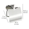 Turbo-Loc WC-papierhalter m/D OreaShine