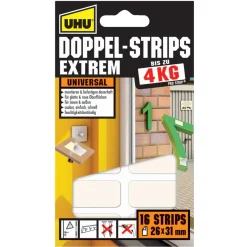 UHUDoppelstrips extrem 16 St.