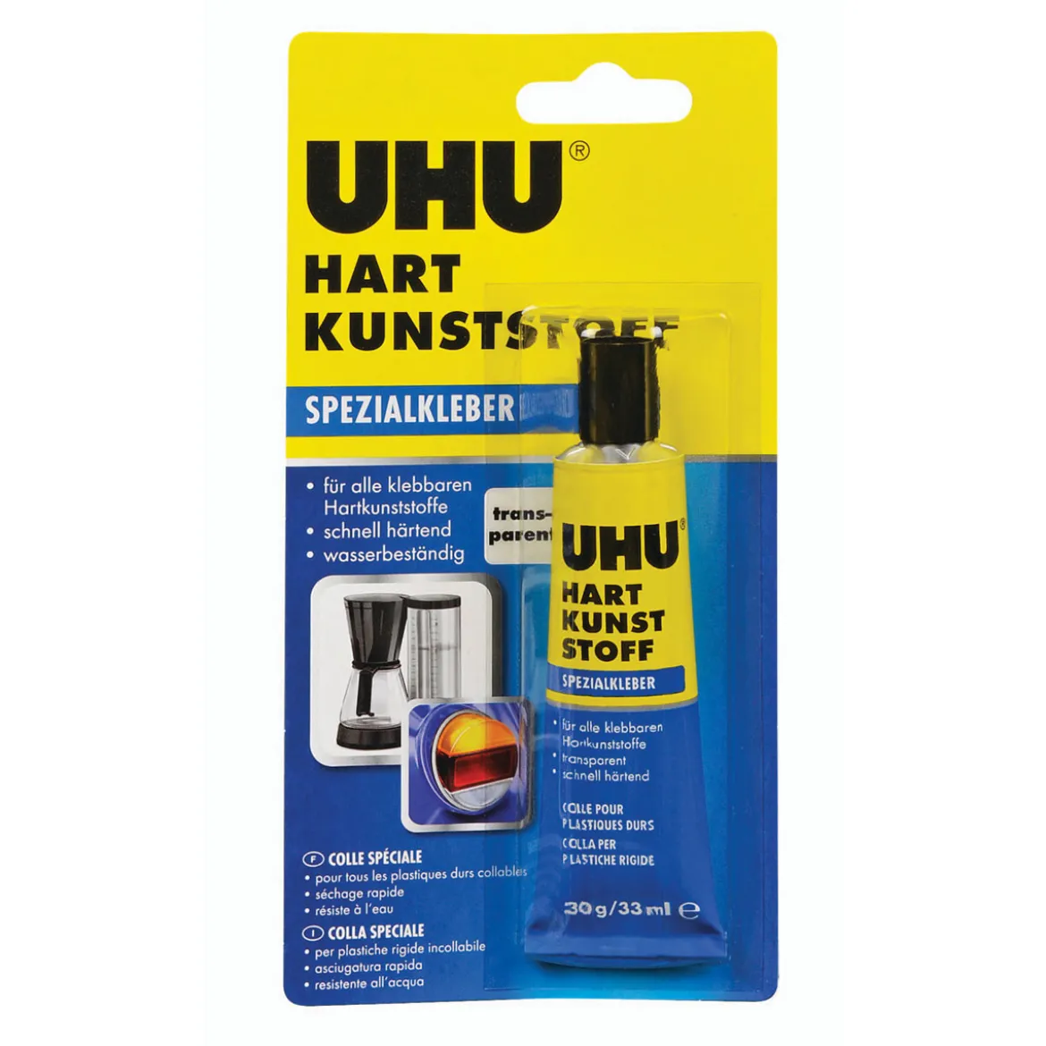 UHUSpezialkleber Hart Kunststoff 30 g