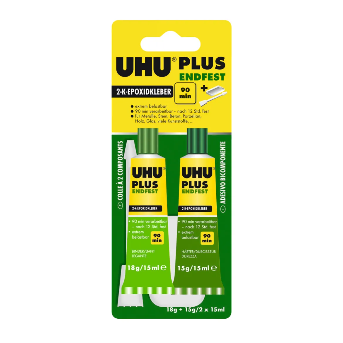 UHUZwei-Komponenten-Klebstoff plus endfest 33 g