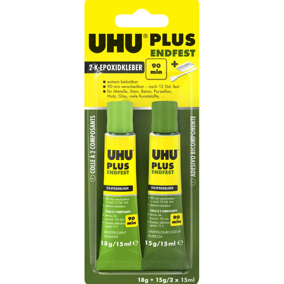 UHUZwei-Komponenten-Klebstoff plus endfest 33 g
